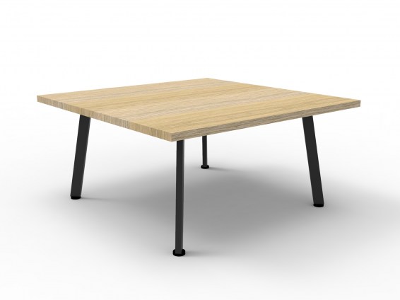 Black Base - Natural Oak Top